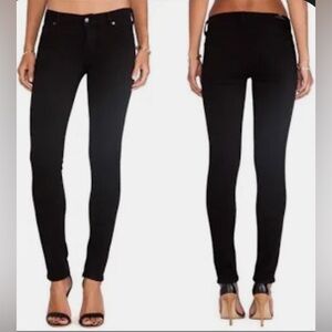 CITIZENS OF HUMANITY Avedon Velvet Low Rise Skinny Jeans In Rich Black 8/29✨NWT✨